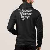 Waar en wanneer dan ook, samen een T-shirt (Achterkant)