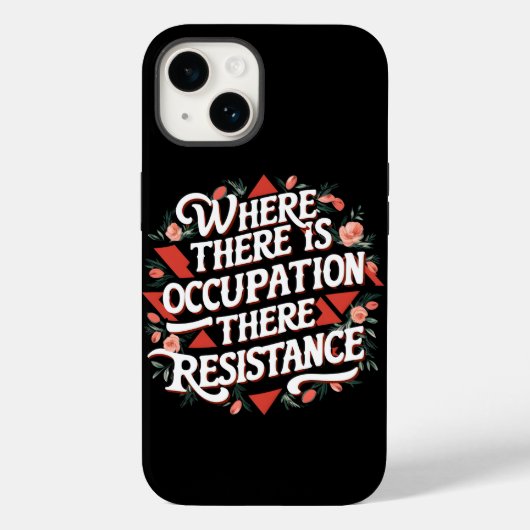 Waar er bezetting is, verzet Case-Mate iPhone case (Achterkant)