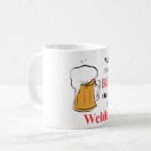 Waar er bier is - Welder Koffiemok (Voorkant links)