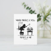 Waar er een testament is, is een weg (vlieghoogte) briefkaart (Staand voorkant)