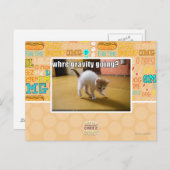 Waar ernst het gaan? briefkaart (Voorkant / Achterkant)