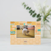 Waar ernst het gaan? briefkaart (Staand voorkant)