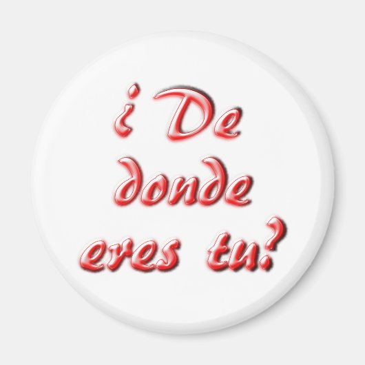 Waar ga je heen? magneet (Voorkant)