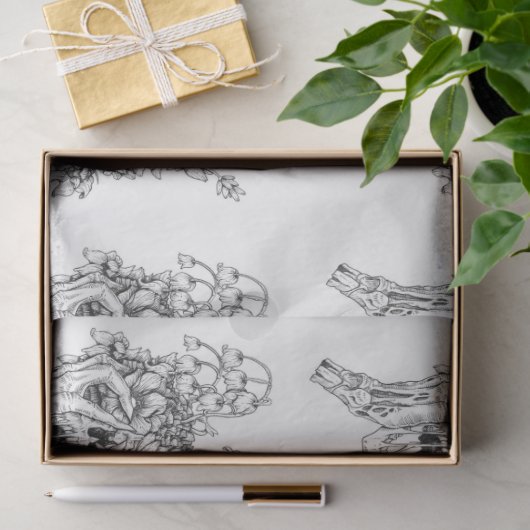 Waar gaan de bloemen heen? tissuepapier (Geschenk)