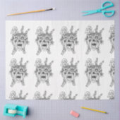 Waar gaan de bloemen heen? tissuepapier (Craft)