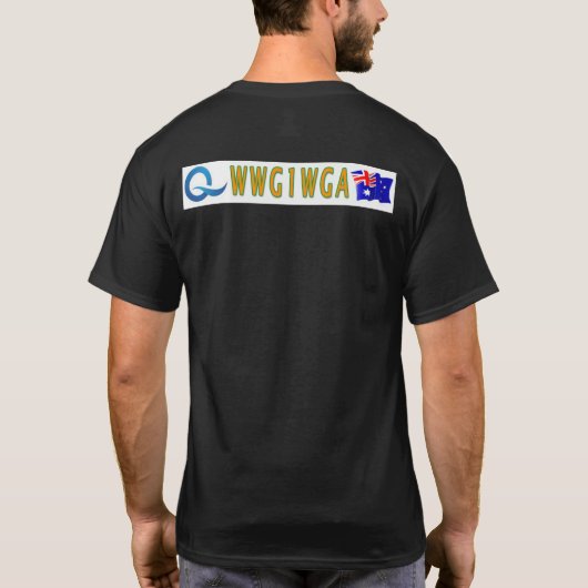 Waar gaan we heen? t-shirt (Achterkant)