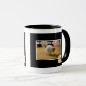 Waar gaat de zwaartekracht heen? mok (Voorkant rechts)