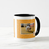 Waar gaat de zwaartekracht heen? mok (Voorkant rechts)