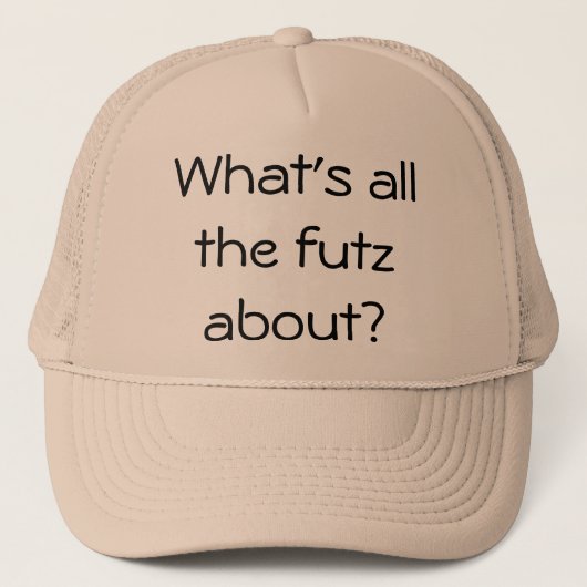 Waar gaat het om? trucker pet (Voorkant)