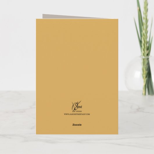 Waar gaat Mr Hare? Bedankkaart (Achterkant)