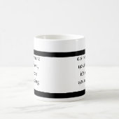 Waar gaat u? koffiemok (Center)