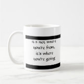 Waar gaat u? koffiemok (Links)