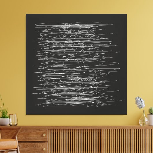 WAAR GELOOF JE IN? CANVAS AFDRUK (Insitu (Woonkamer))