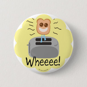 Waar! Gelukkig Toast! Ronde Button 5,7 Cm