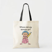 Waar ging mijn lepels heen? tote bag (Voorkant)