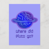 Waar ging Pluto heen? Briefkaart (Voorkant)