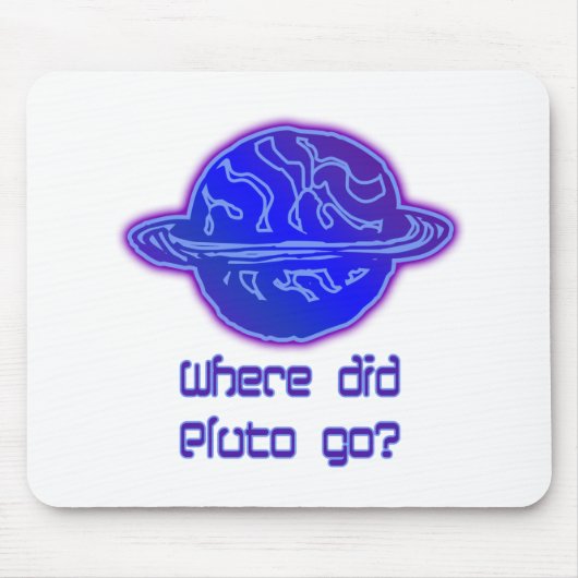 Waar ging Pluto heen? Muismat (Voorkant)