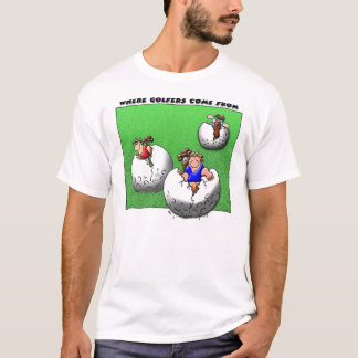 Waar Golfers vandaan komen T-shirt