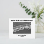 Waar heb ik dit eerder gezien? tomatenblad briefkaart (Staand voorkant)