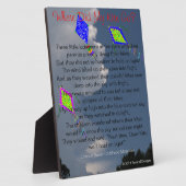 Waar heeft mijn geliefde naar het kinderdagverblij fotoplaat (Zijkant)