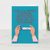 Waar het allemaal begint - Grappige kaart voor nie (Voorkant)