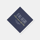 Waar het allemaal begint met een liefdesverhaal servet (Hoek)