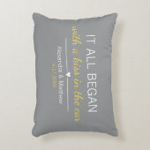 Waar het allemaal begon met Romantische persoonlij Accent Kussen (Voorkant(Verticaal))