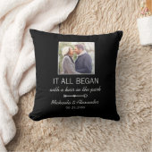 Waar het allemaal begon Persoonlijke foto van stel Kussen (Deken)