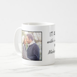 Waar het allen begonnen met de Persoonlijke Foto v Koffiemok