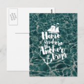 Waar het Anker daalt Briefkaart (Voorkant / Achterkant)