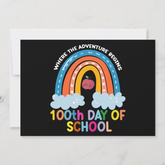 Waar het avontuur 100e dag slimmer begint kaart (Voorkant)