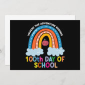 Waar het avontuur 100e dag slimmer begint kaart (Voorkant / Achterkant)