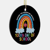 Waar het avontuur 100e dag slimmer begint keramisch ornament (Rechts)