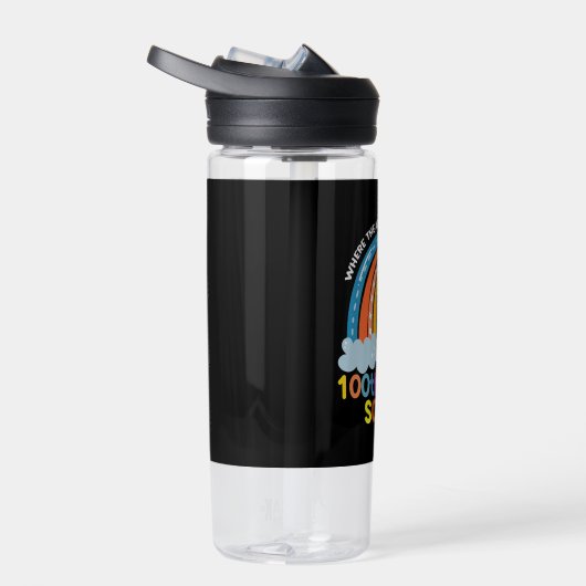 Waar het avontuur 100e dag slimmer begint waterfles (Rechts)