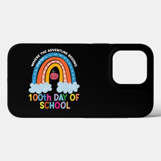 Waar het avontuur begint 100 dagen slimmer Case-Mate iPhone case (Achterkant (horizontaal))