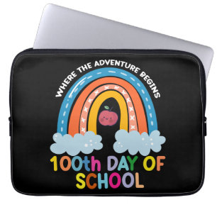Waar het avontuur begint 100 dagen slimmer laptop sleeve