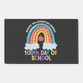 Waar het avontuur begint 100 dagen slimmer post-it® notes (Voorkant)