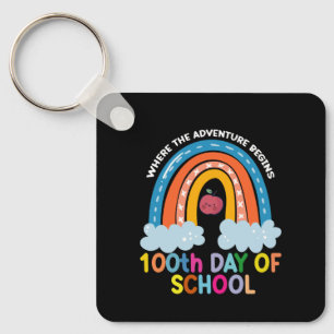 Waar het avontuur begint 100 dagen slimmer sleutelhanger