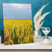 Waar het graan danst met de wind - Wilde natuur Fotoplaat (Zijkant)