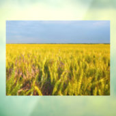 Waar het graan danst met de wind - Wilde natuur Raamsticker (Vel 3)