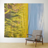 Waar het graan danst met de wind - Wilde natuur Wandkleed (In Situ (horizontaal))