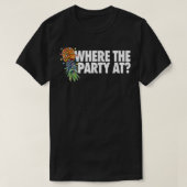 Waar het kerstfeest onderaan de ananas t-shirt (Design voorkant)