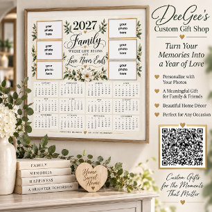 Waar het leven begint 2027 Familie Foto Agenda Poster