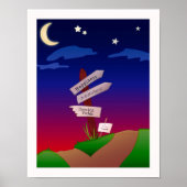 Waar het leven je leidt poster (Voorkant)