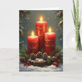 Waar het licht van Kerstmis schijnt Feestdagen Kaart