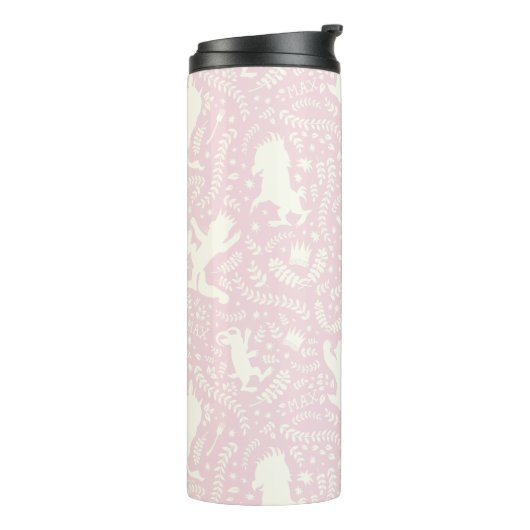 Waar het natuurlijke patroon van de wilde dingen r thermosbeker (Gedraaid links)