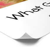 Waar het om gaat, komt rond poster (Hoek)