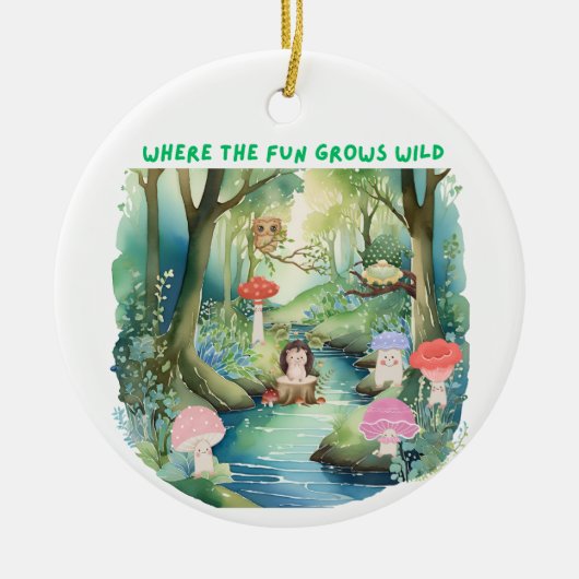 Waar het plezier groeit Wilde Ornament (Voorkant)