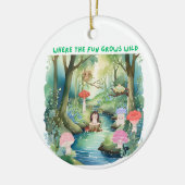 Waar het plezier groeit Wilde Ornament (Links)