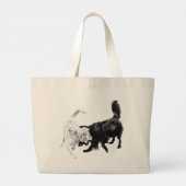 Waar het spel begint grote tote bag (Achterkant)